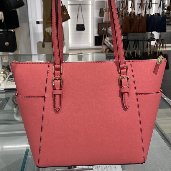 MICHAEL KORS Charlotte Large Leather Top-Zip Tote
Tea Rose - Picture 5 of 16